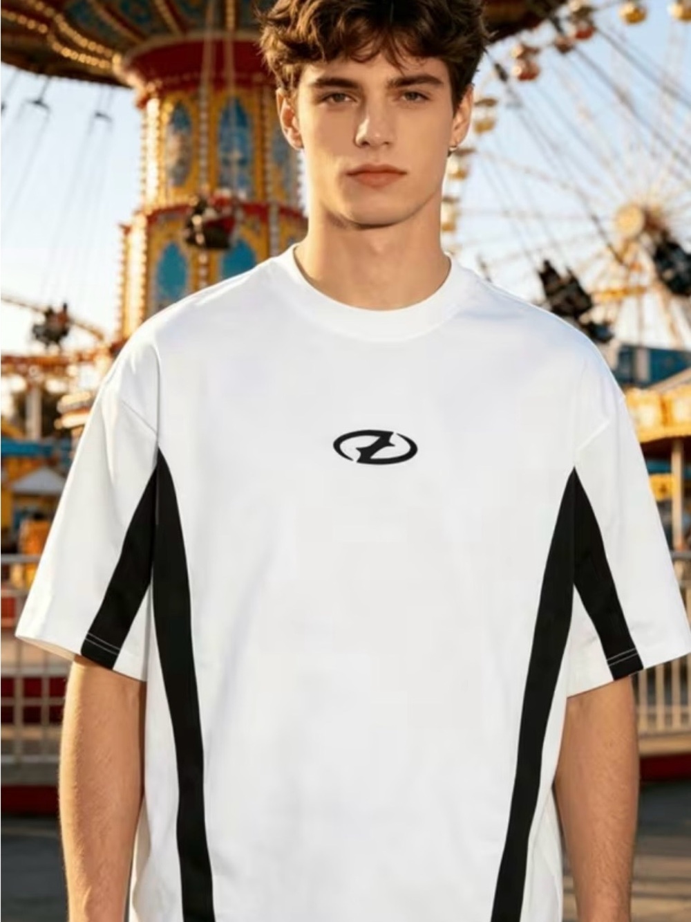 Streetwear White & Black T-Shirt